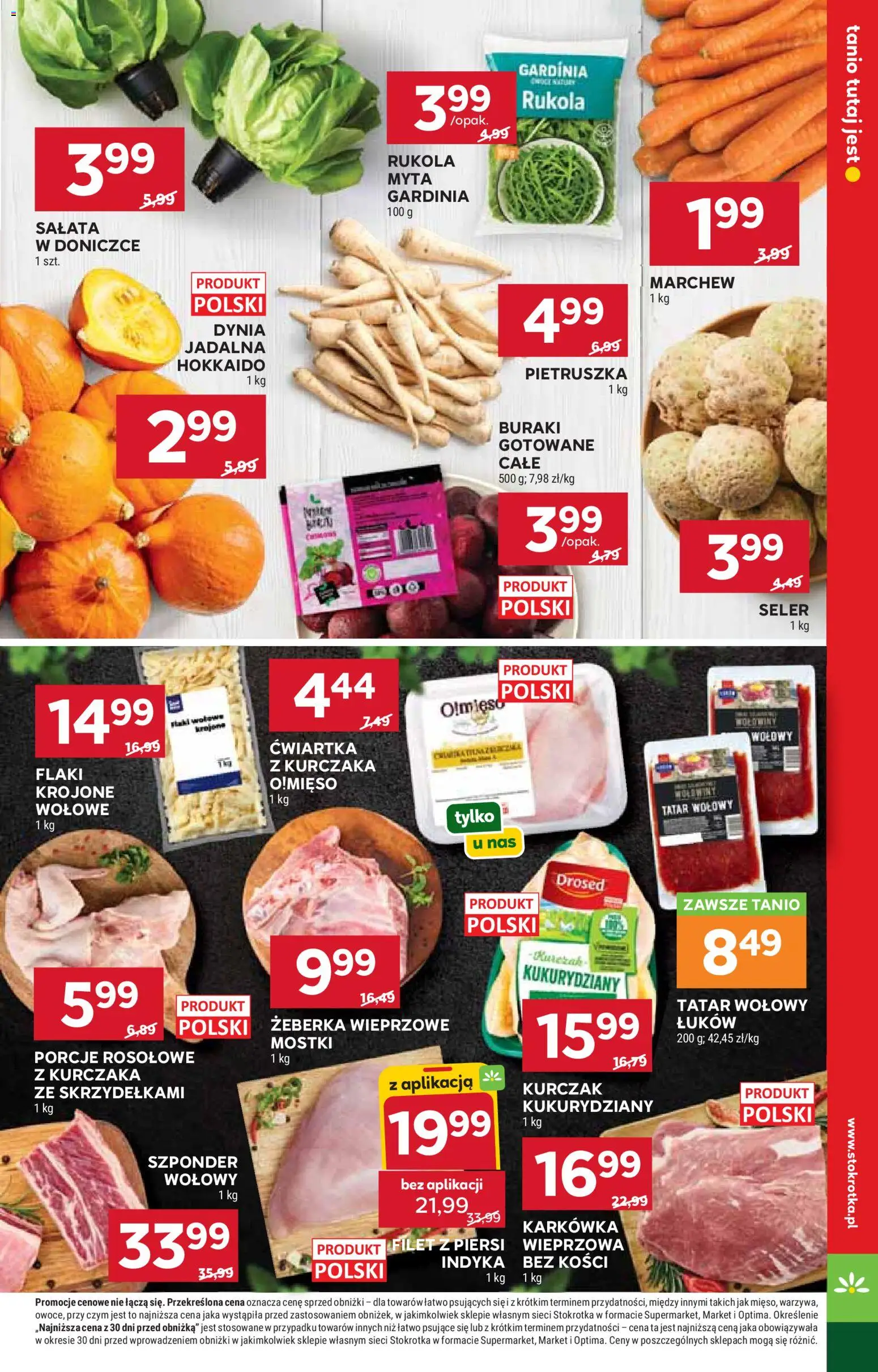 Stokrotka gazetka - Market od 15.10.2026 | Strona: 11 | Produkty: Piersi, Sałata, Rukola, Marchew