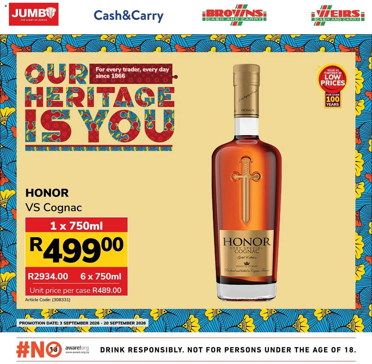 New Jumbo catalogue – valid from 03/09/2026 | Page: 7 | Products: Case, Cognac