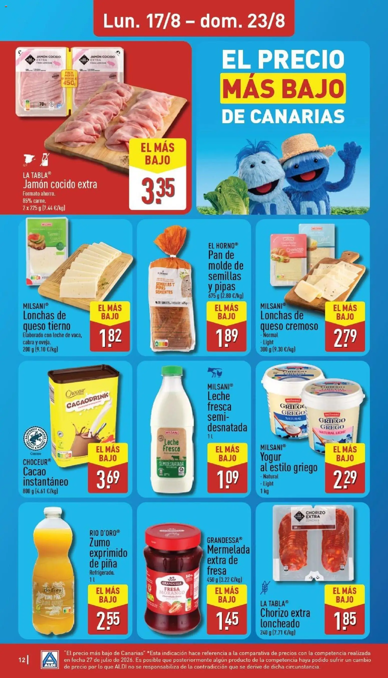 Aldi folleto Canarias │ válido desde el 17/08/2026 | Página: 12