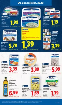 ERIDANOUS Ekstra djevičansko maslinovo ulje, 1 l - Pregled kataloga iz trgovine Lidl, vrijedi od 26.10.2026 | Stranica: 25