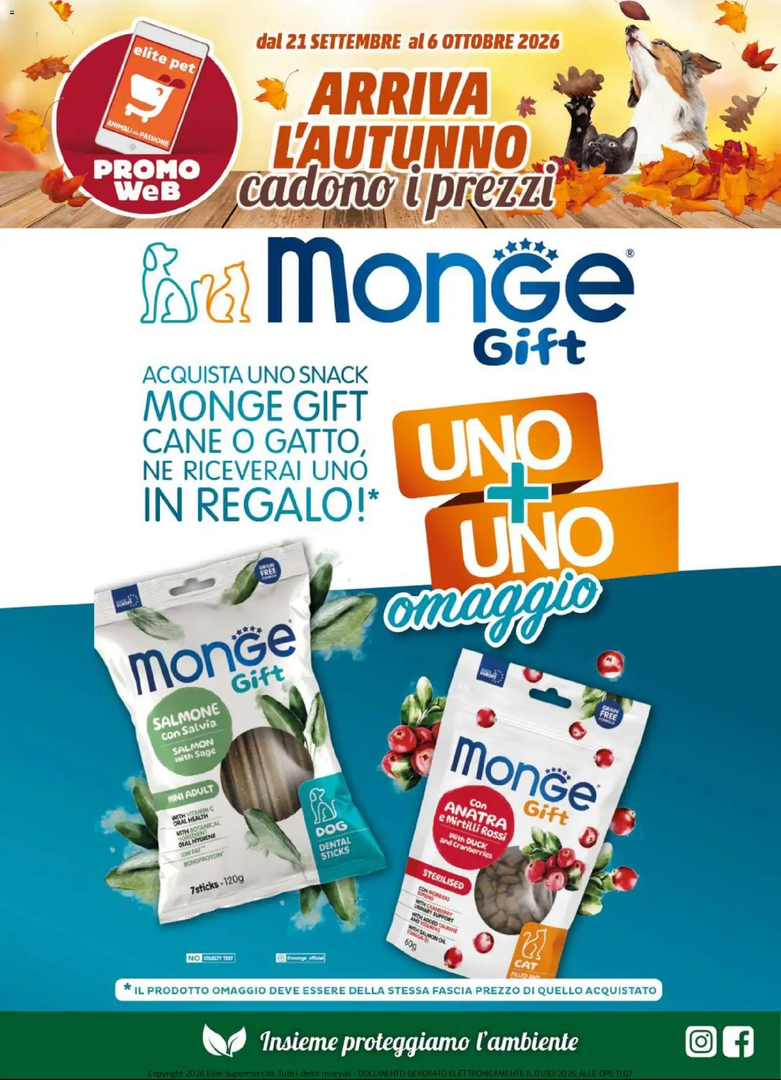 Volantino Elite Supermercati del 21/09/2026 | Pagina: 6 | Prodotti: Salmone, Mirtilli, Anatra, Mirtilli rossi