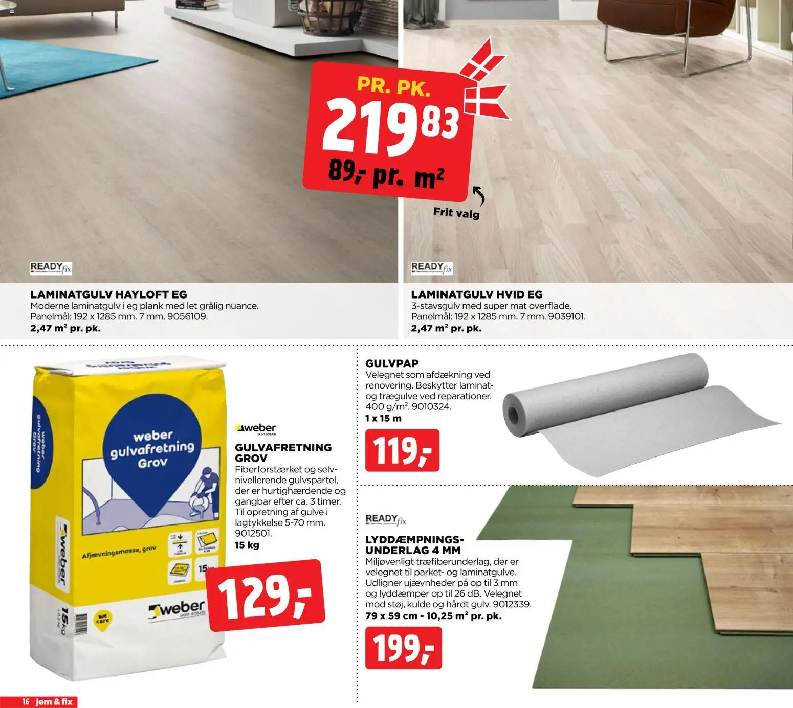 Jem & fix tilbudsavis – gyldig fra 14.06.2026 | Side: 16 | Produkter: Søm