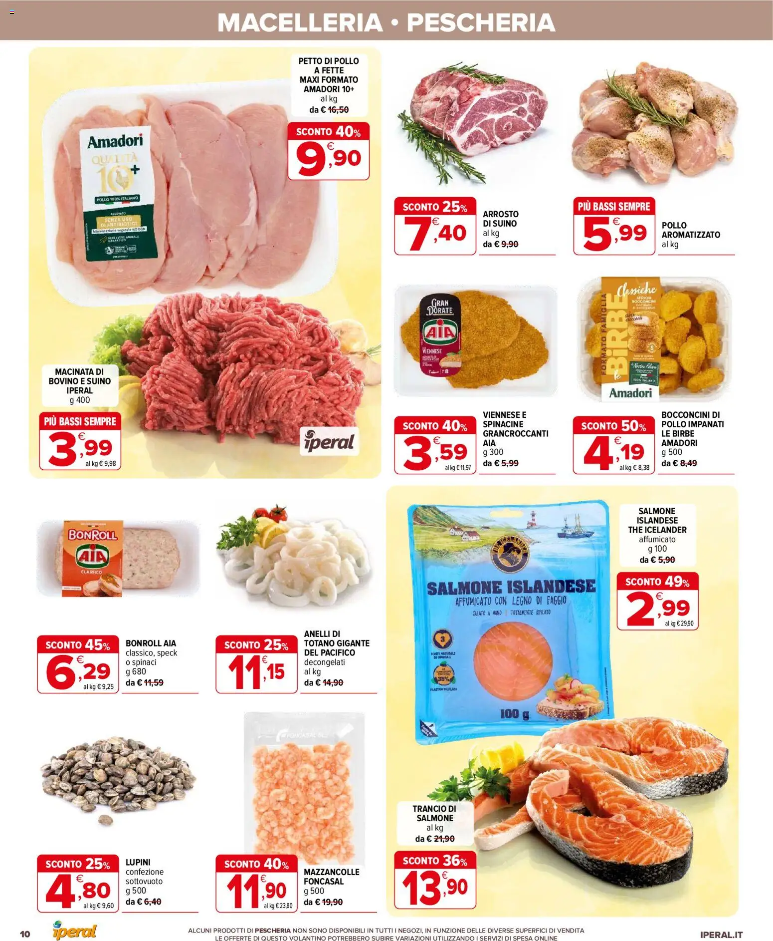 Volantino Iperal del 03/09/2026 | Pagina: 10 | Prodotti: Bovino, Arrosto, Pollo, Suino