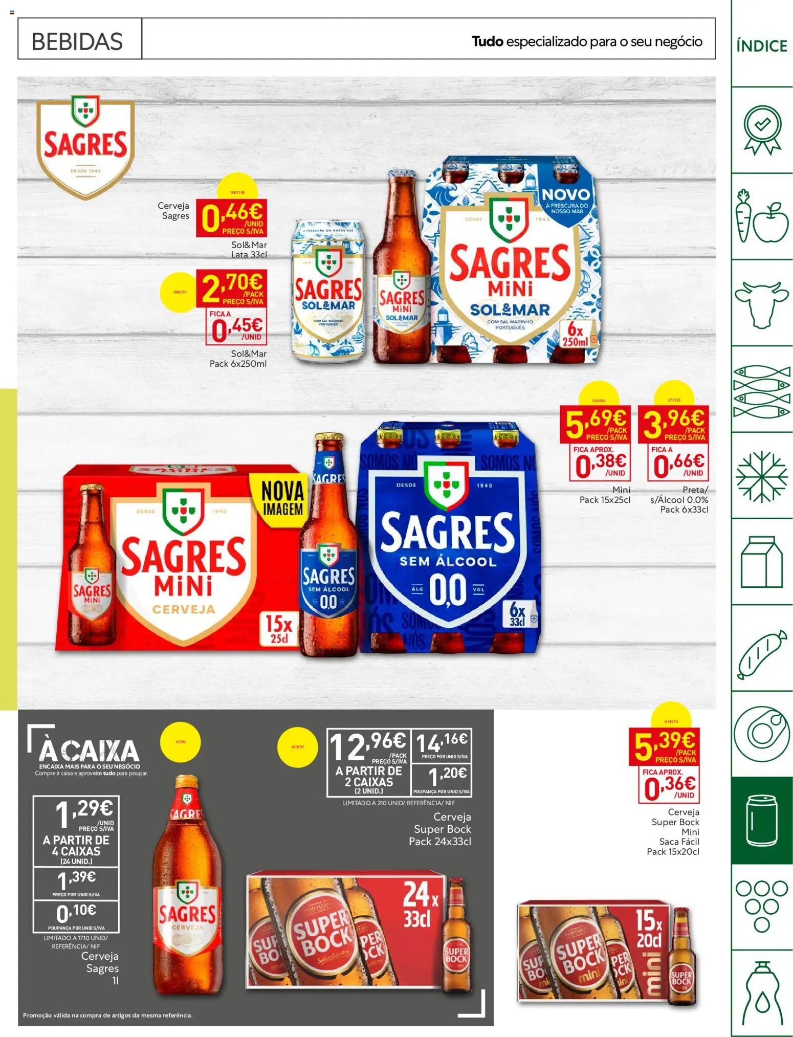 Recheio Horeca │ válido de 01/09/2026 | Página: 19 | Produtos: Super bock, Sal, Caixa, Cerveja