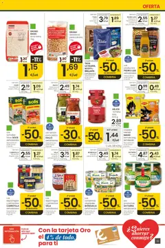 Vista previa Eroski Quieres ahorrar conmigo válido desde el 14.05.2026 | Página: 19 | Productos: Tomates, Pasta, Κάδος απορρυμάτων, Vela