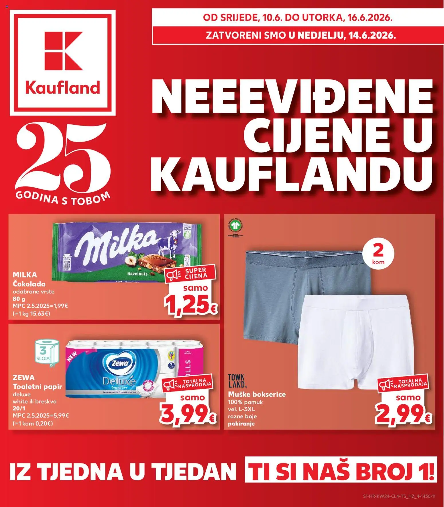 Kaufland HR akciós ujság - amely érvényes a következő dátumtól: 10.06.2026 | Oldal: 1
