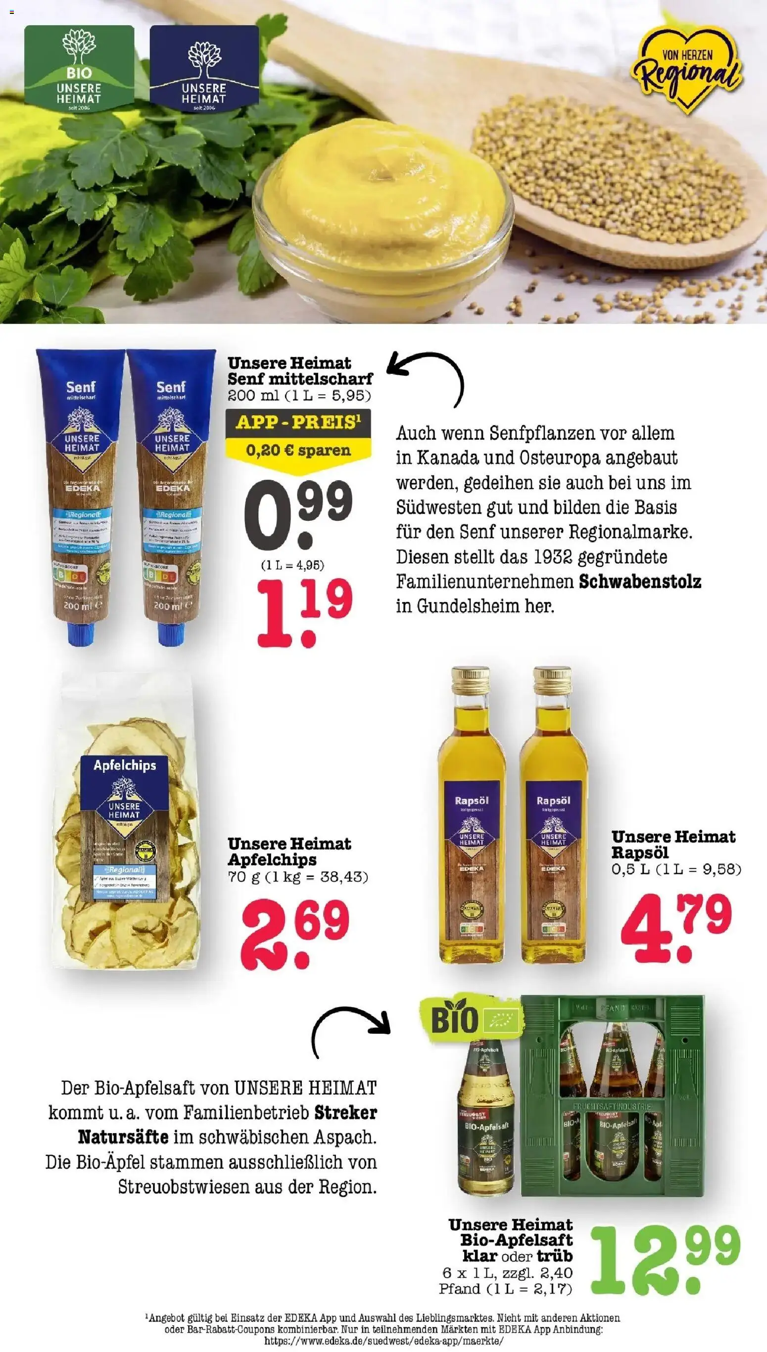 Edeka Prospekt Frankfurt Am Main (ab 31.08.2026) » Angebote Online | Seite: 23 | Produkte: Rapsöl