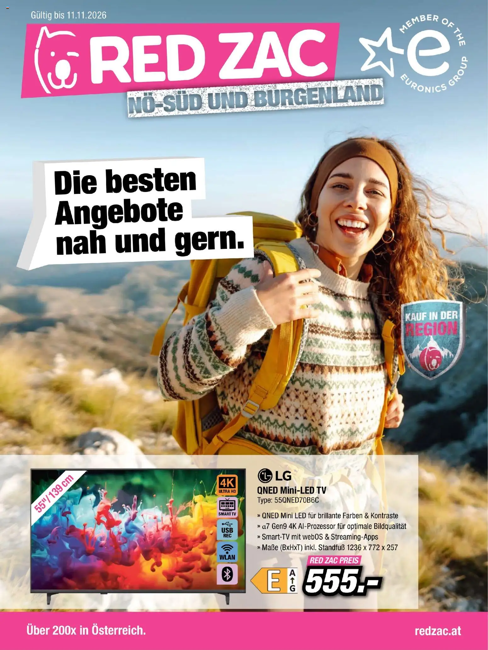 RED ZAC NÖ-Süd & Bgld. gültig ab 25.10.2026 | Seite: 1 | Produkte: TV