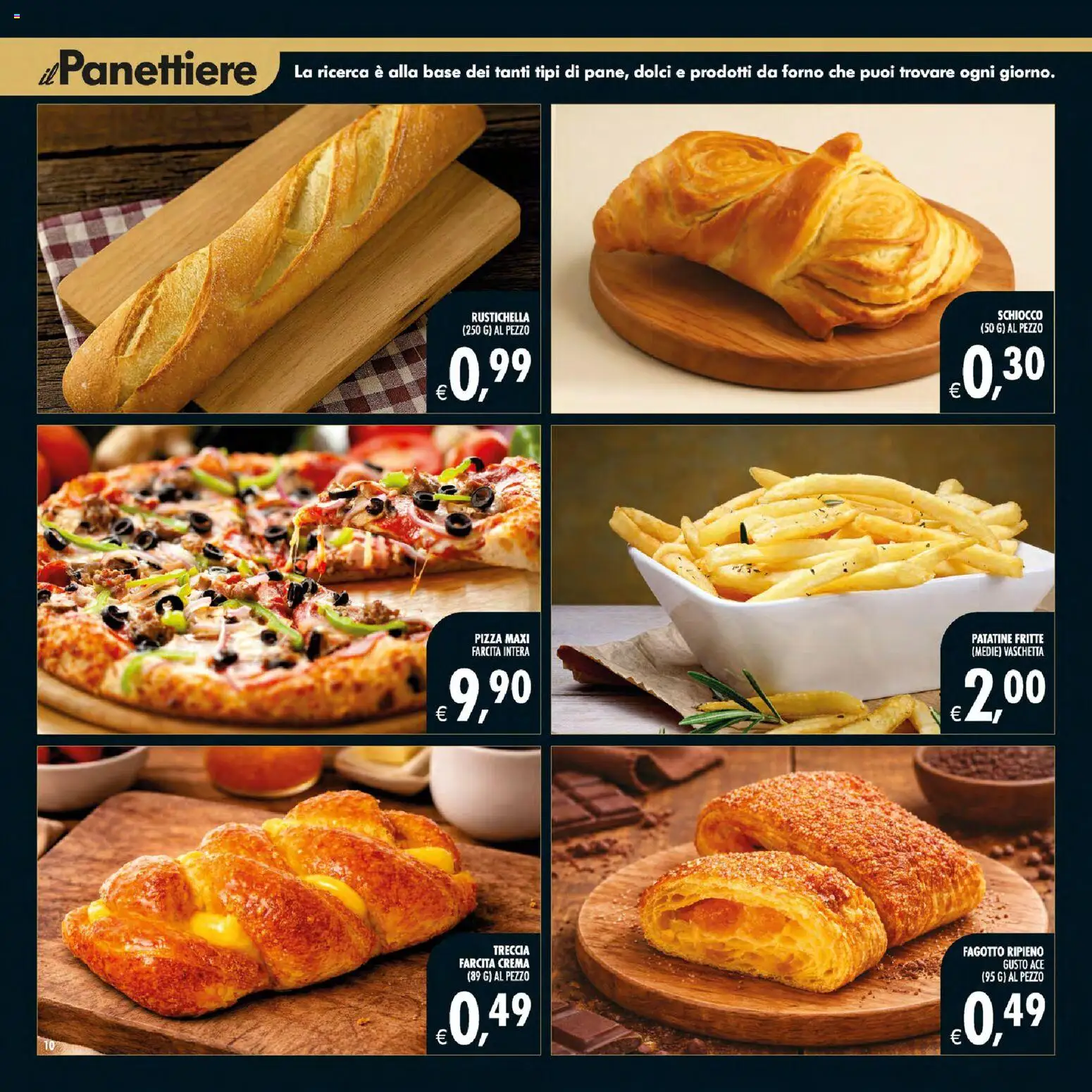 Volantino Decò del 30/06/2026 | Pagina: 10 | Prodotti: Crema, Pizza, Patatine, Forno