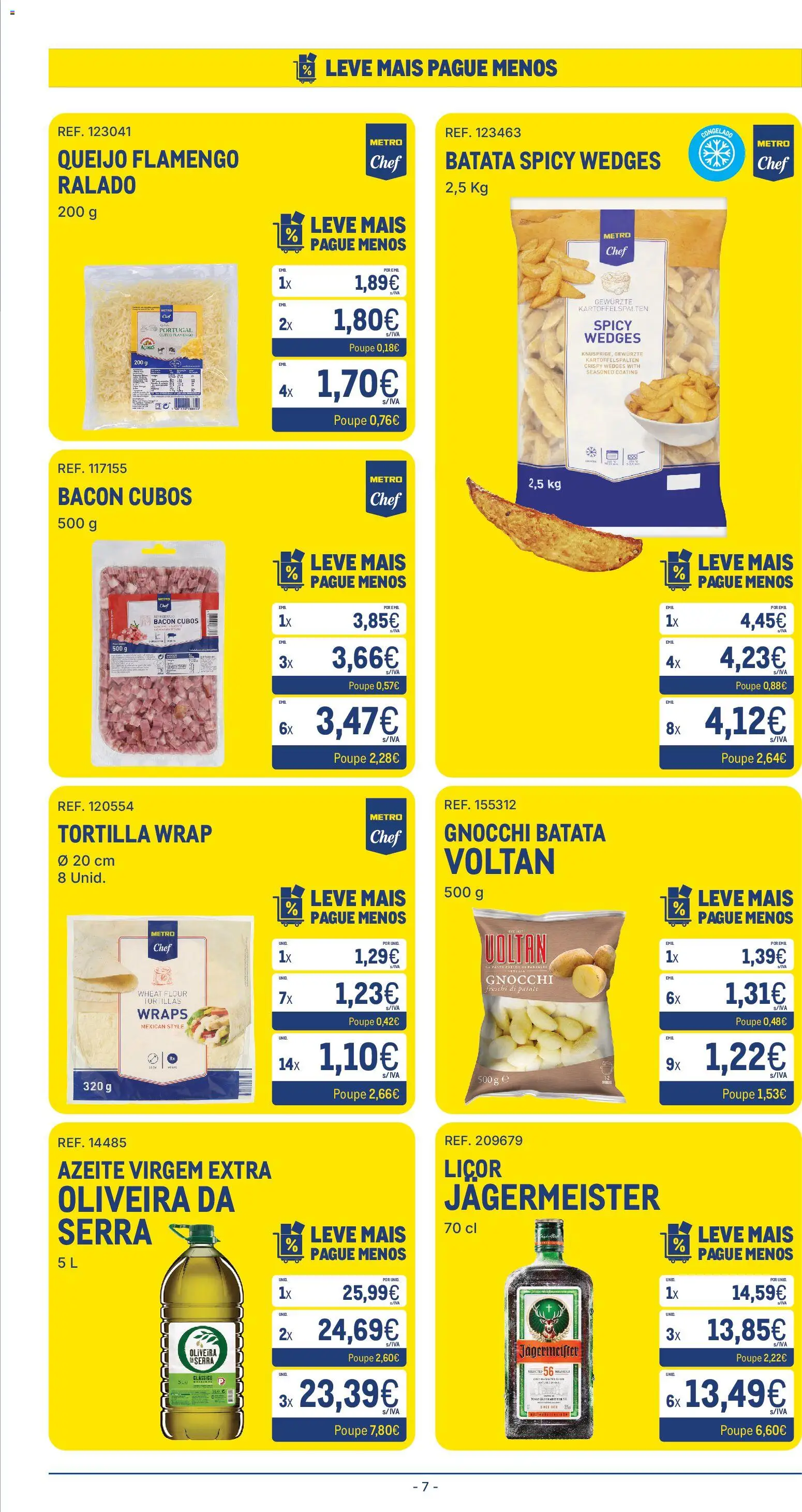 Makro folheto │ válido de 16.06.2026 | Página: 7 | Produtos: Bacon, Gnocchi, Licor, Queijo