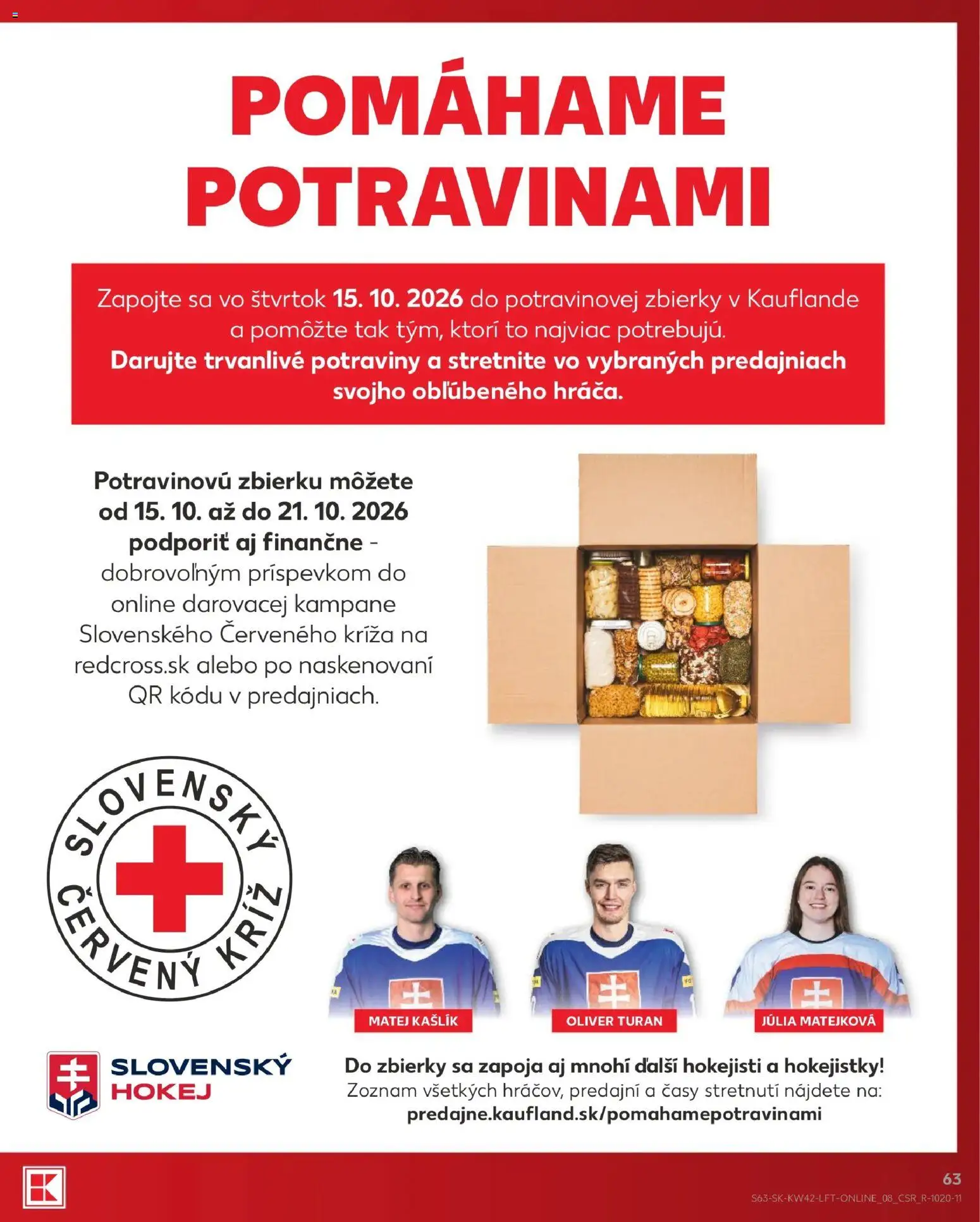 Kaufland SK akciós ujság - amely érvényes a következő dátumtól: 2026.10.15. | Oldal: 63