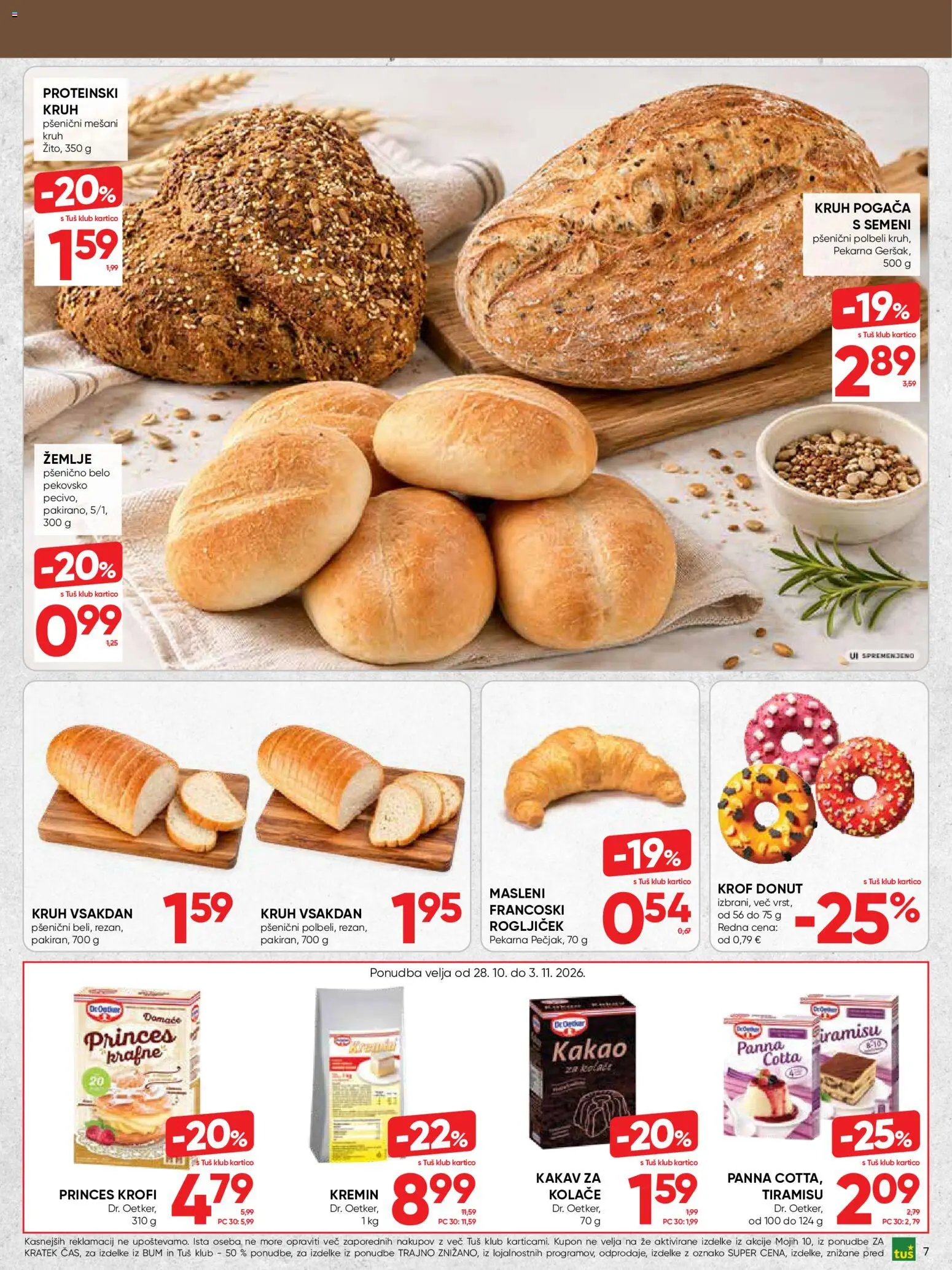 Novi Tuš katalog ponudbe – veljaven od 28.10.2026 | Stran: 7