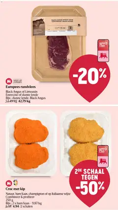 Delhaize folder week 25 - Voorbeeld van een folder van Delhaize, geldig van 18.06.2026 | Pagina: 23 | Producten: Steak, Kip, Champignon, Schaal