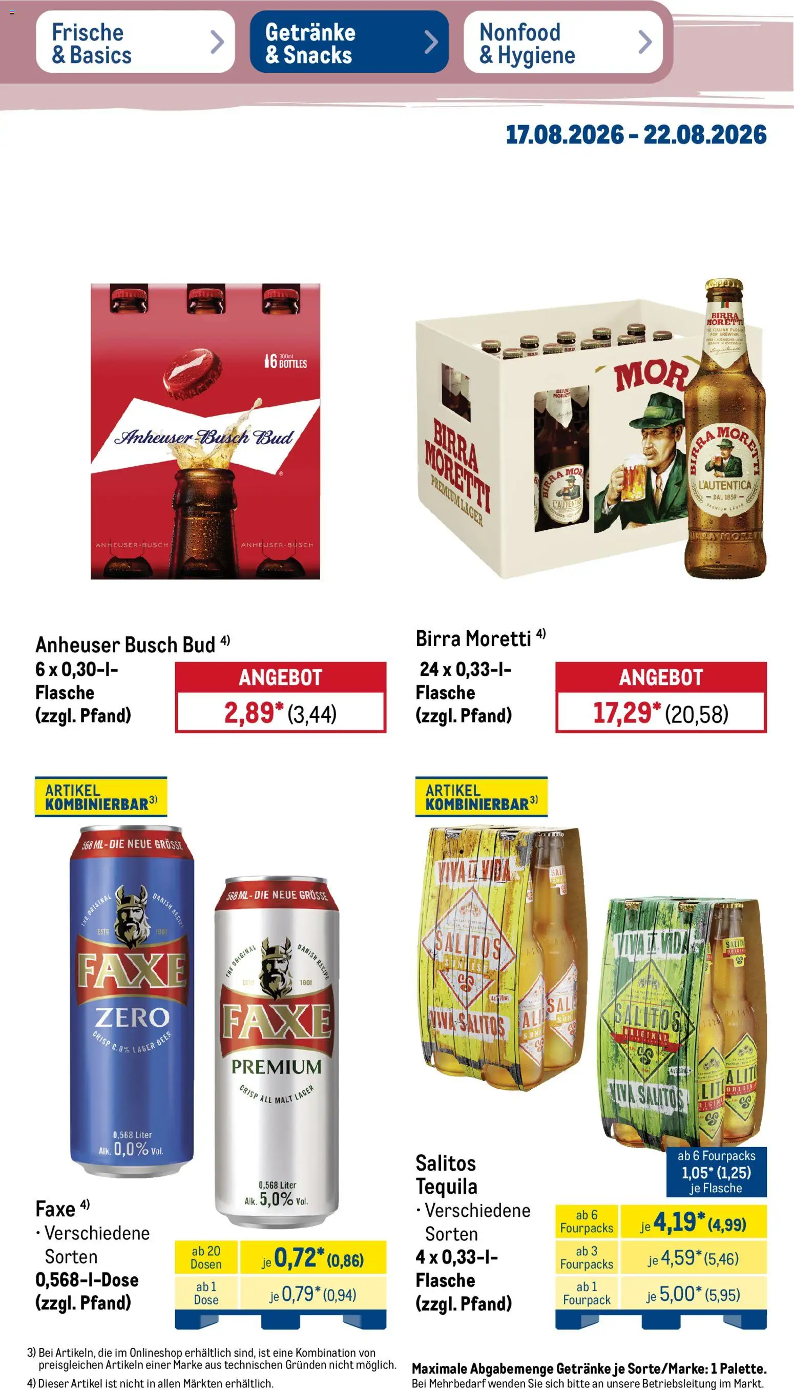 Metro Prospekt – gültig ab 17.08.2026 | Seite: 31 | Produkte: Tequila