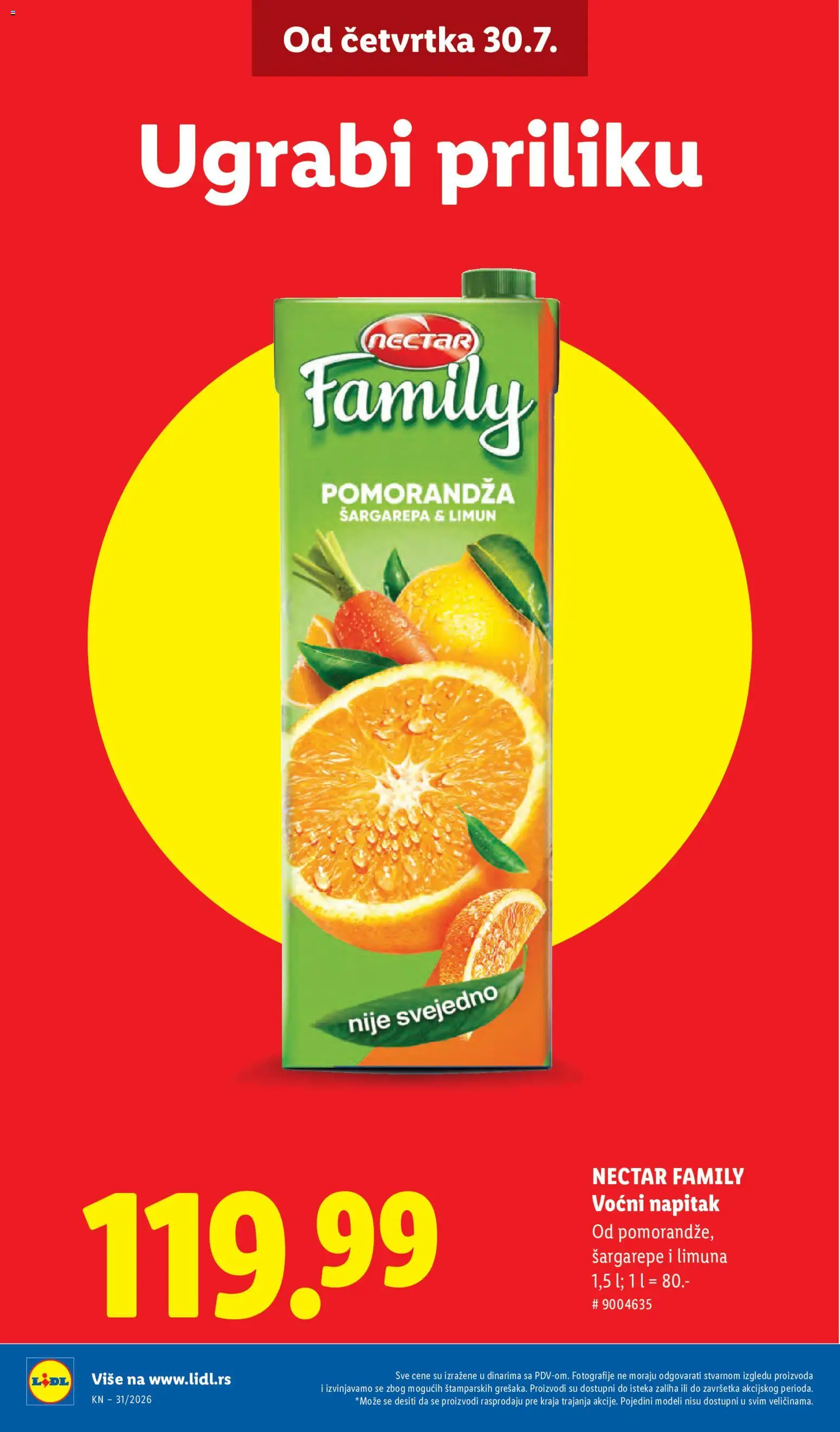 Lidl katalog - važi od 30.07.2026 | Strana: 8 | Proizvode: Šargarepa, Pomorandza, Limun