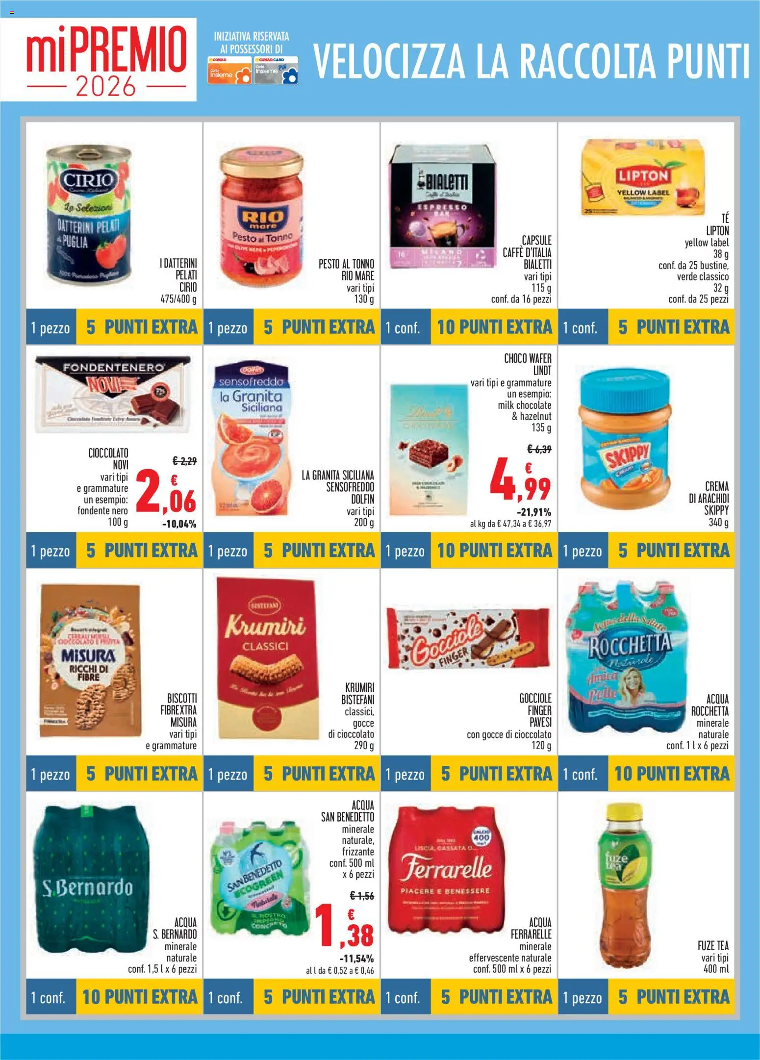 Volantino Conad del 17.06.2026 | Pagina: 10 | Prodotti: Crema, Cioccolato, Biscotti, Tonno