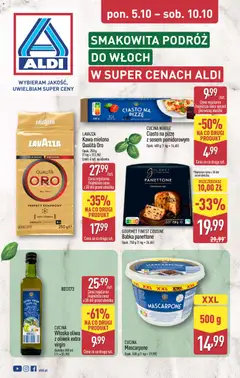 Pogląd oferty "Aldi gazetka - Smakowita podróż do Włoch" - ważna od 05.10.2026