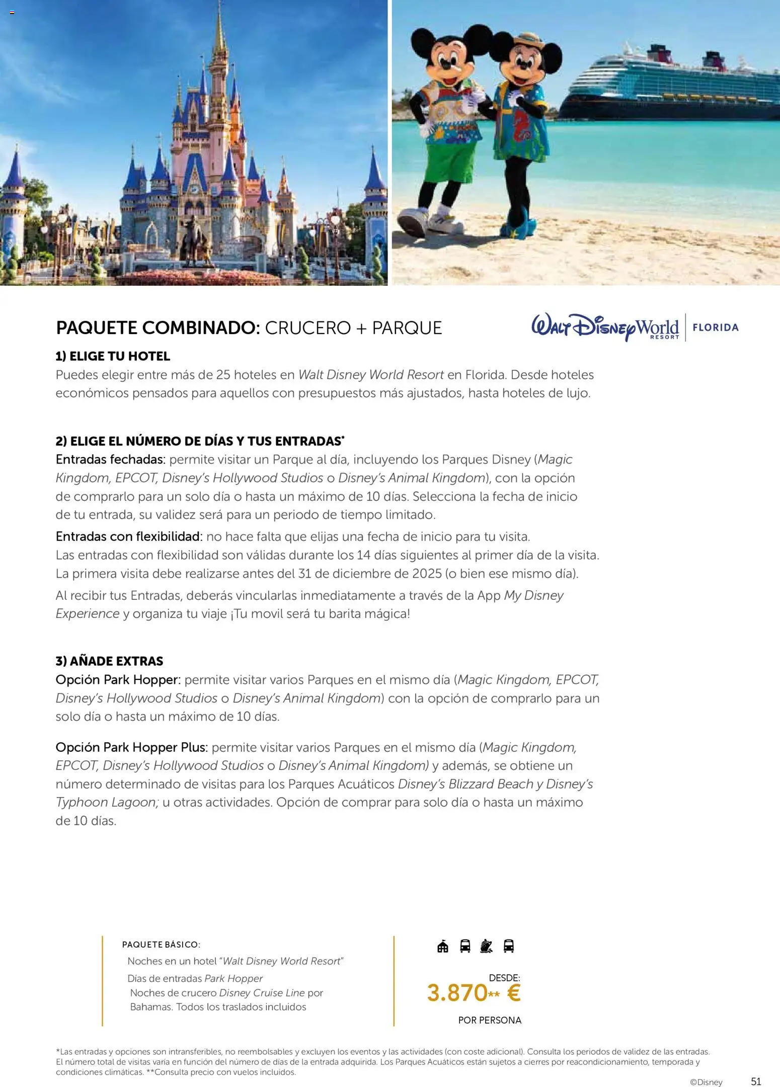 Viajes El Corte Inglés Disney Cruise Line │ válido desde el 07.04.2026 | Página: 51