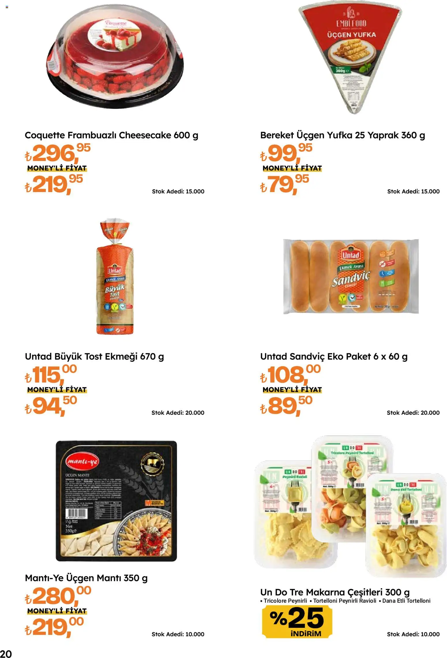 Migros Katalog - 5M Migroskop Dijital - 10 Eylül 2026 tarihinden itibaren geçerlidir | Sayfa: 20 | Ürünler: Peynir, Makarna, Frambuazlı cheesecake
