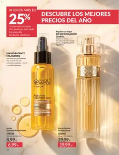 Vista previa Catálogo AVON campaña 6 válido desde el 01.06.2026 | Página: 14 | Productos: Perfume, Aceite, Eau de parfum