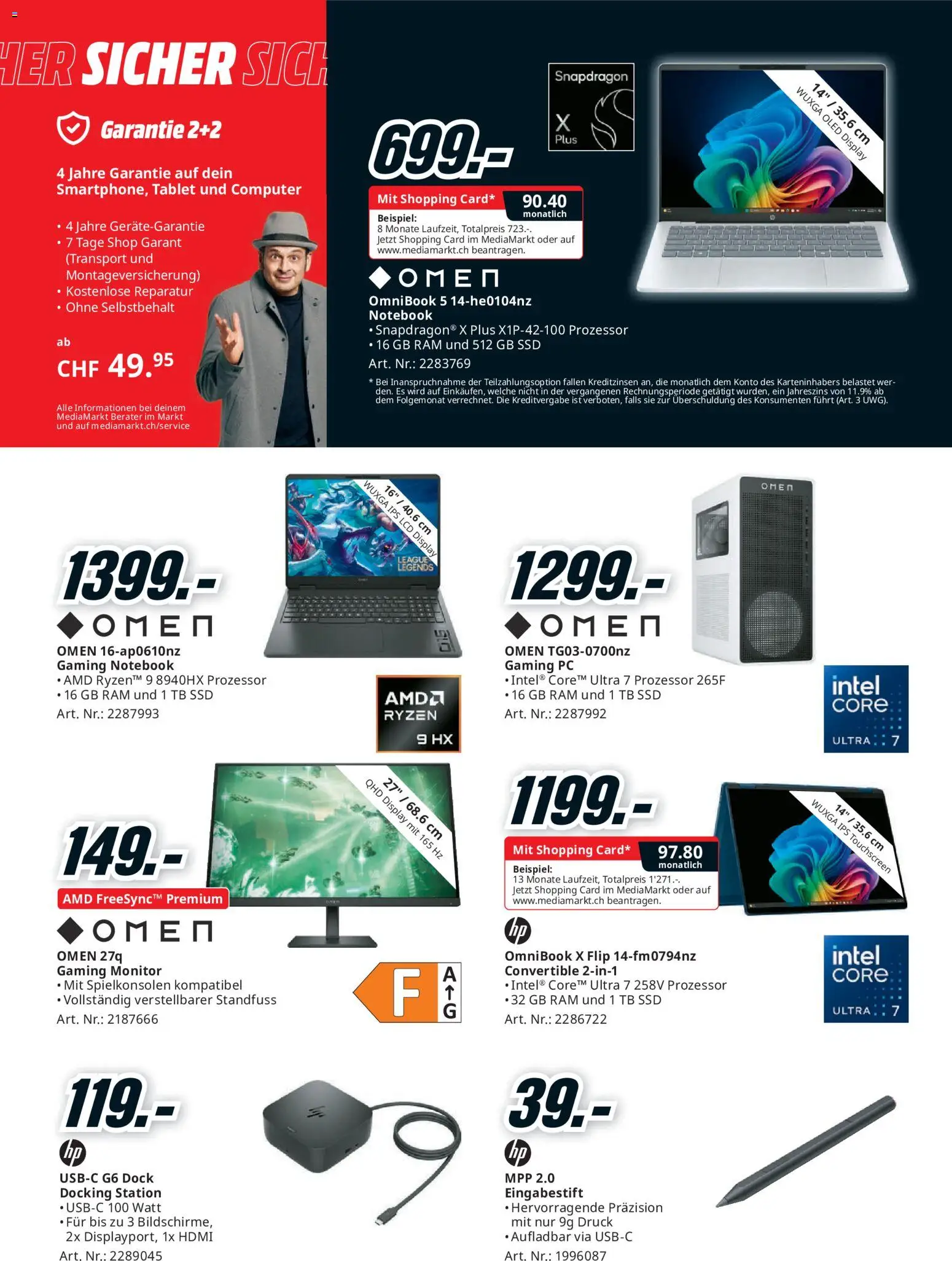 Media Markt aktionen – gültig ab 23.08.2026 | Seite: 14 | Produkte: Notebook, Monitor, Computer, Docking Station