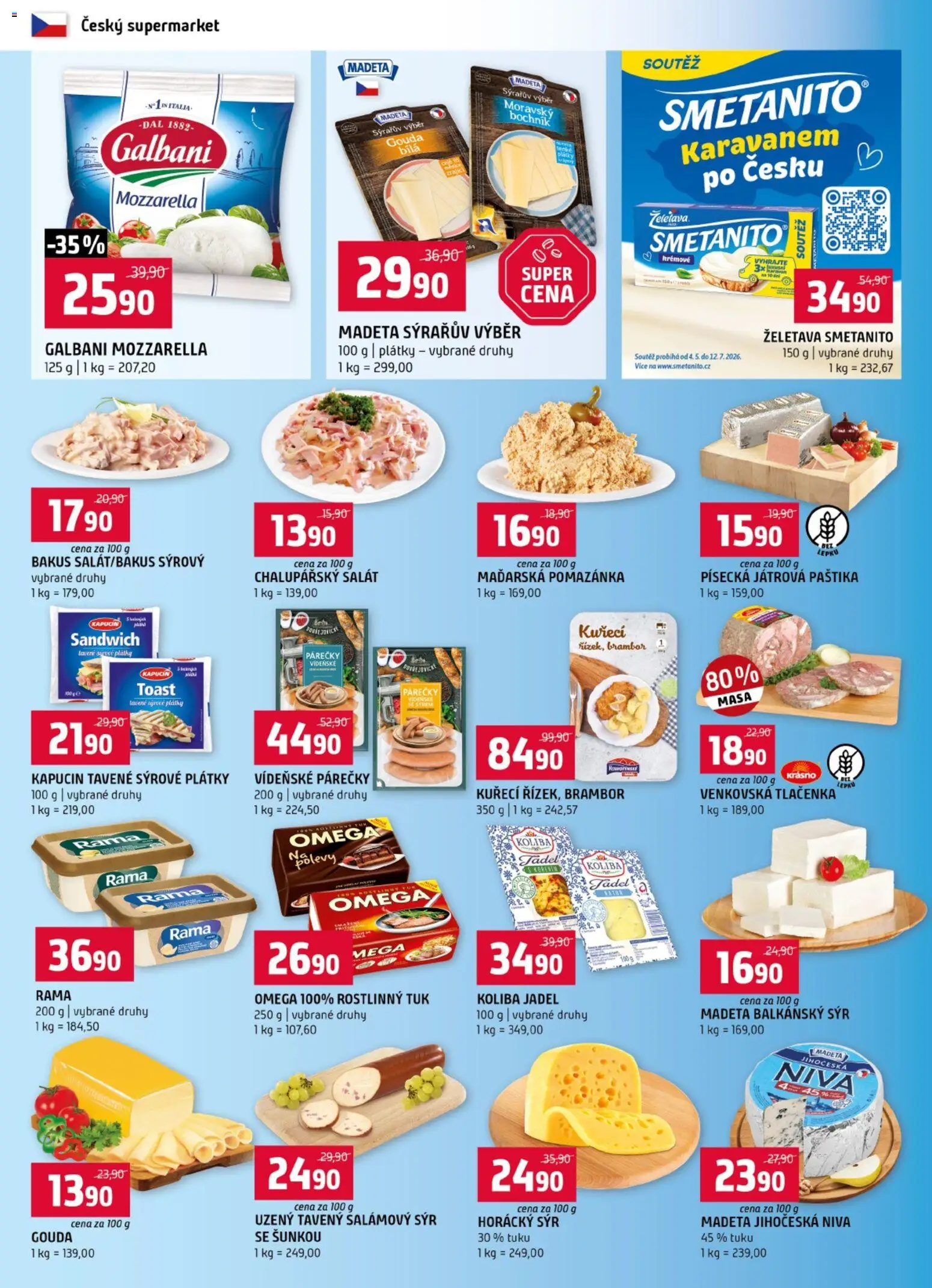 Terno leták od 10.06.2026 | Strana: 4 | Produkty: Gouda, Omega, Pomazánka, Paštika