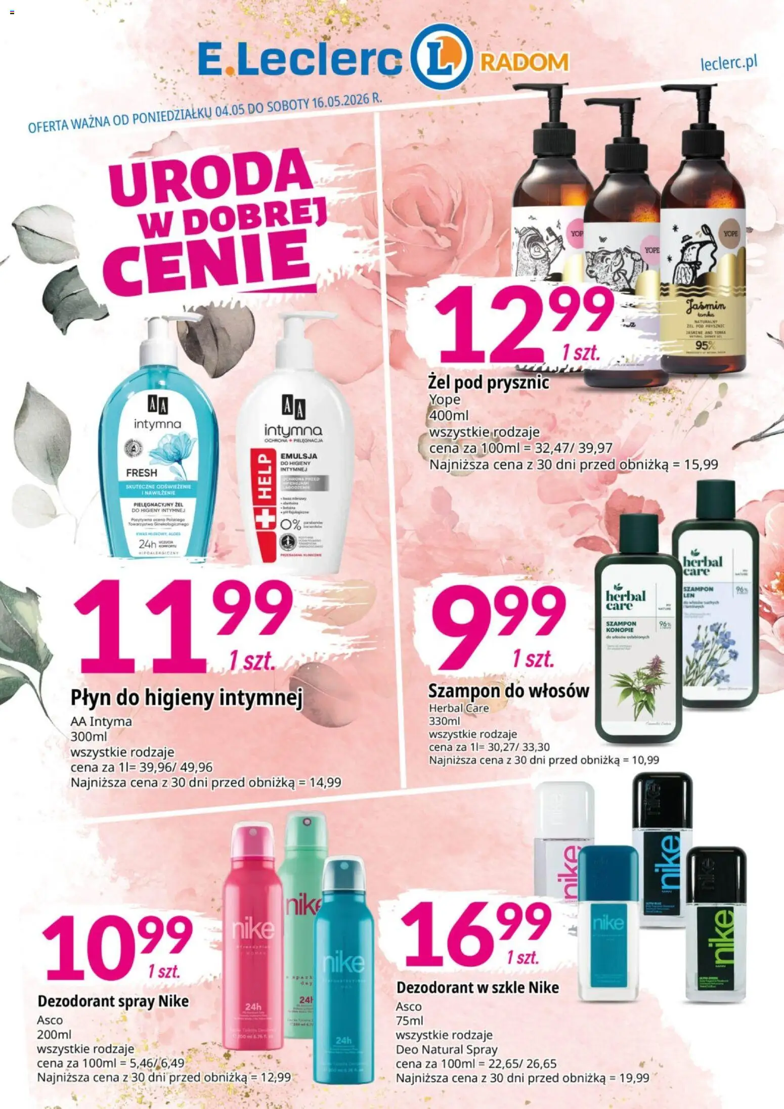 E.Leclerc gazetka - Radom od 04.05.2026 | Strona: 1