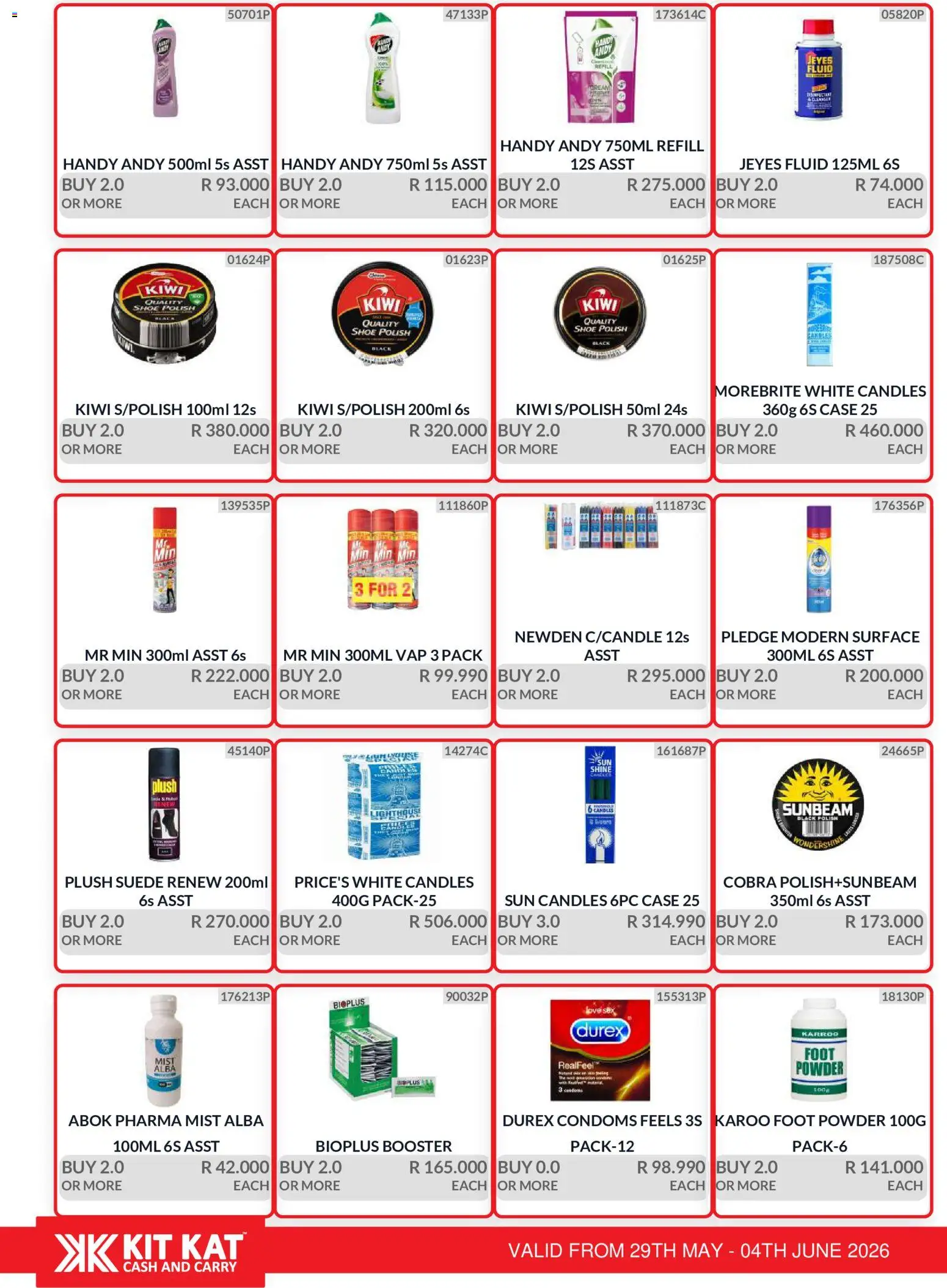 New KIT KAT Cash & Carry catalogue – valid from 29.05.2026 | Page: 18 | Products: Foot powder, Case, Powder, Kiwi