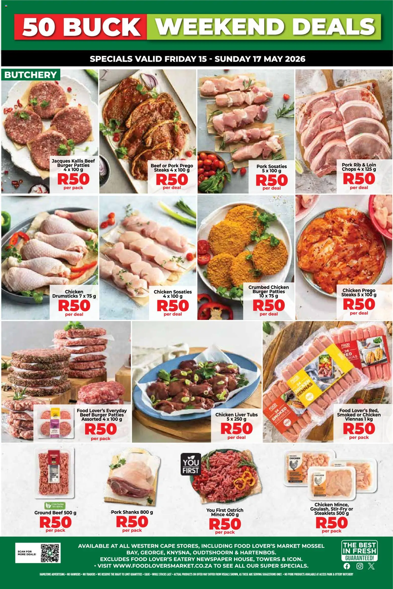 New Food Lover's Market catalogue – valid from 15.05.2026 | Page: 2 | Products: Drone, Magdalenas, Pork, Beef