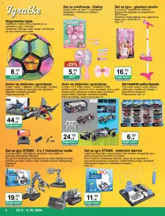 KTC Katalog igračke i tekstil - Pregled kataloga iz trgovine KTC, vrijedi od 23.09.2026 | Stranica: 8 | Proizvodi: Lopta, Smartphone, MP3, USB