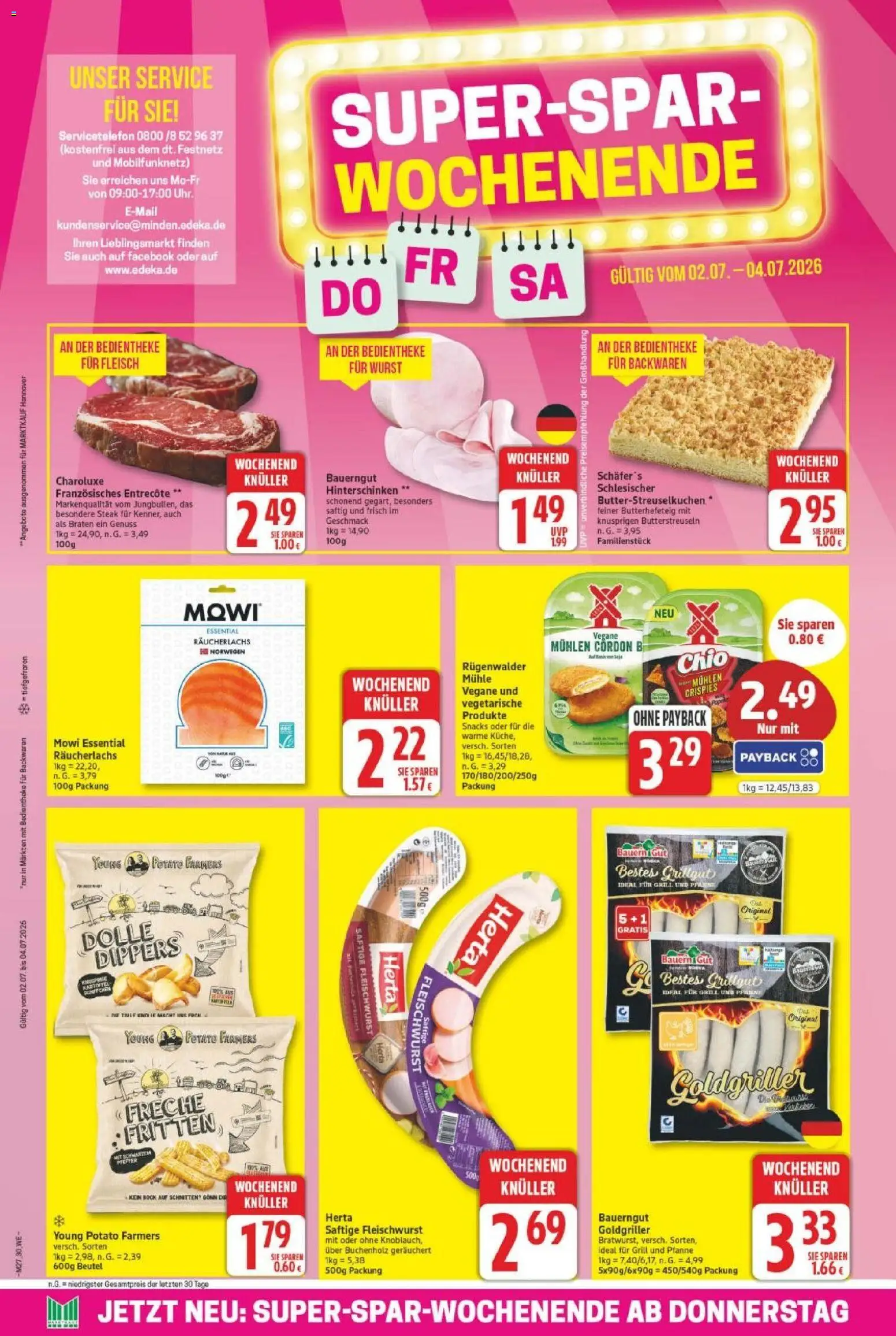 Marktkauf Prospekt – gültig ab 29.06.2026 | Seite: 30 | Produkte: Grill, Mühle, Wurst, Bauerngut