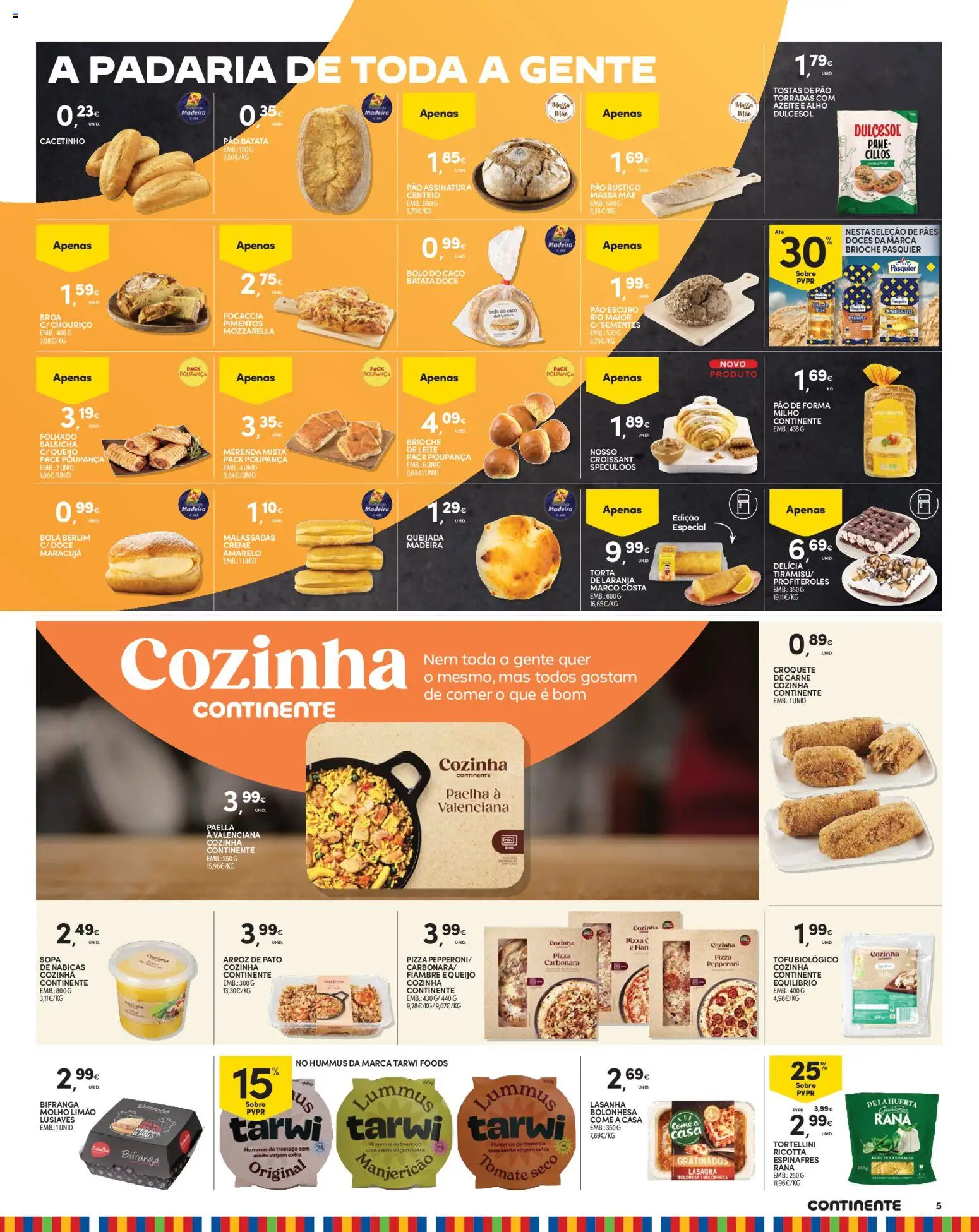 Continente Madeira │ válido de 21/07/2026 | Página: 5 | Produtos: Bolo, Chouriço, Carne, Torta