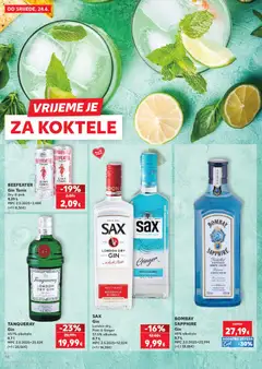 Kaufland - Slavonski Brod - Pregled kataloga iz trgovine Kaufland, vrijedi od 24.06.2026 | Stranica: 14 | Proizvodi: Gin, Tonic