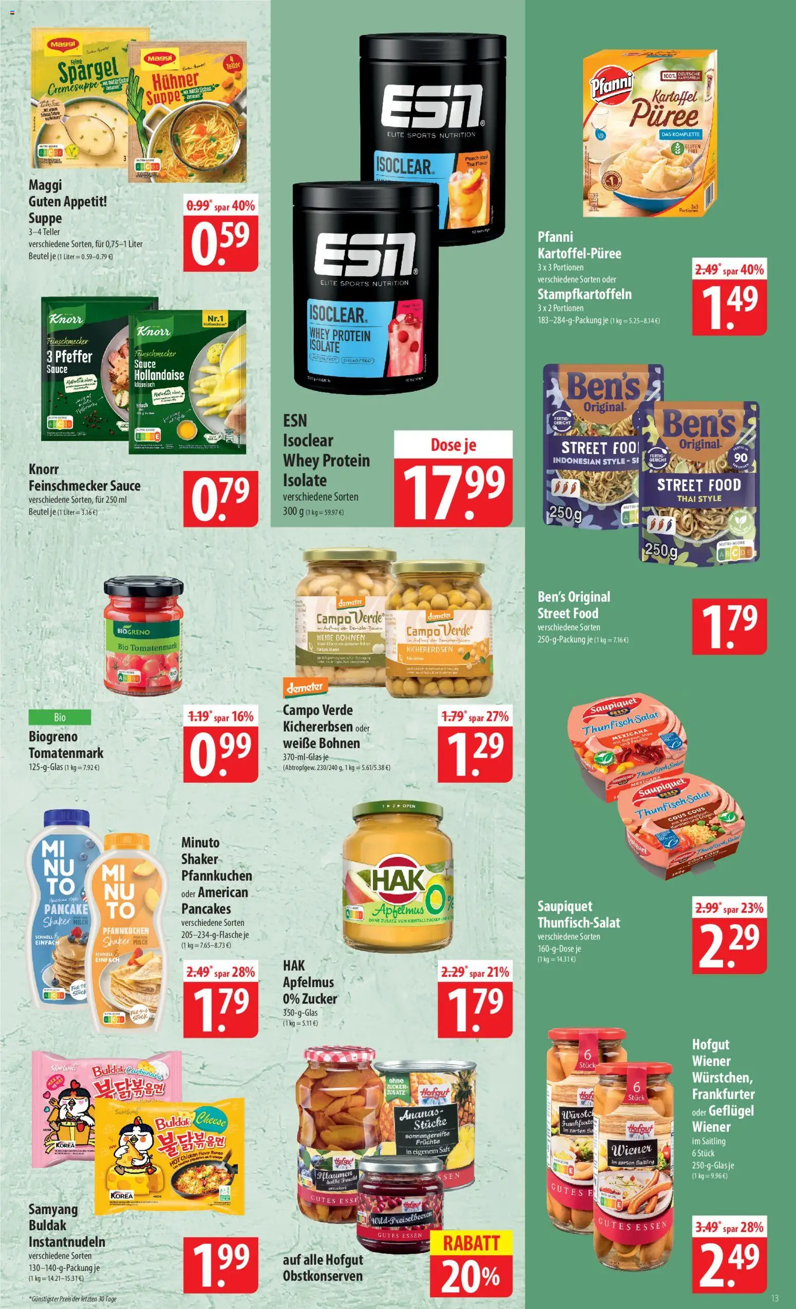 Famila Prospekt 	 – gültig ab 11.05.2026 | Seite: 13