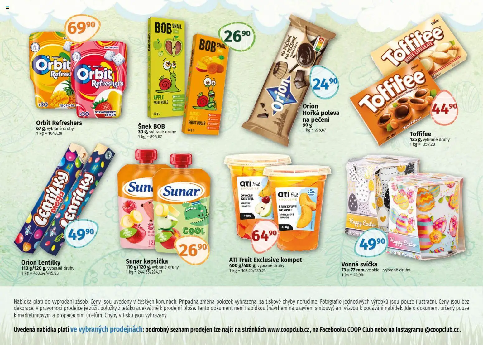 Coop leták - Delikates Velikonoce od 18.03.2026 | Strana: 6 | Produkty: Kompot, Toffifee, Apple, Svíčka