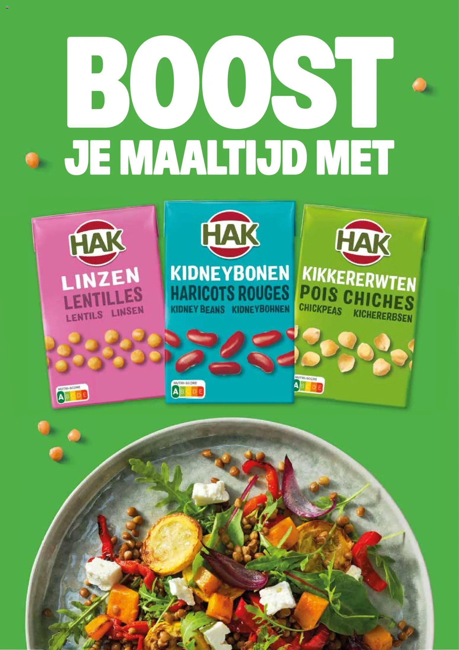 {H1} | Pagina: 28 | Producten: Kikkererwten, Linzen, Boost
