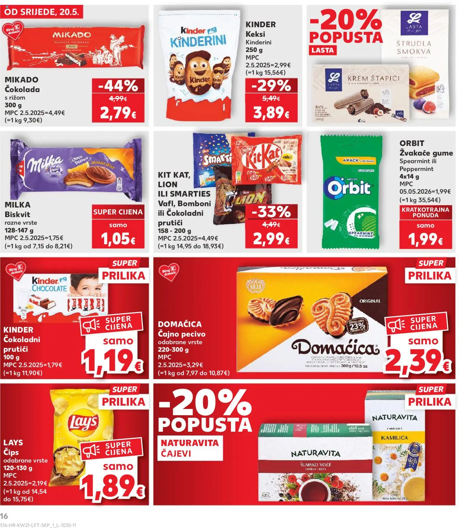 Kaufland katalog | vrijedi od 20.05.2026 | Stranica: 16