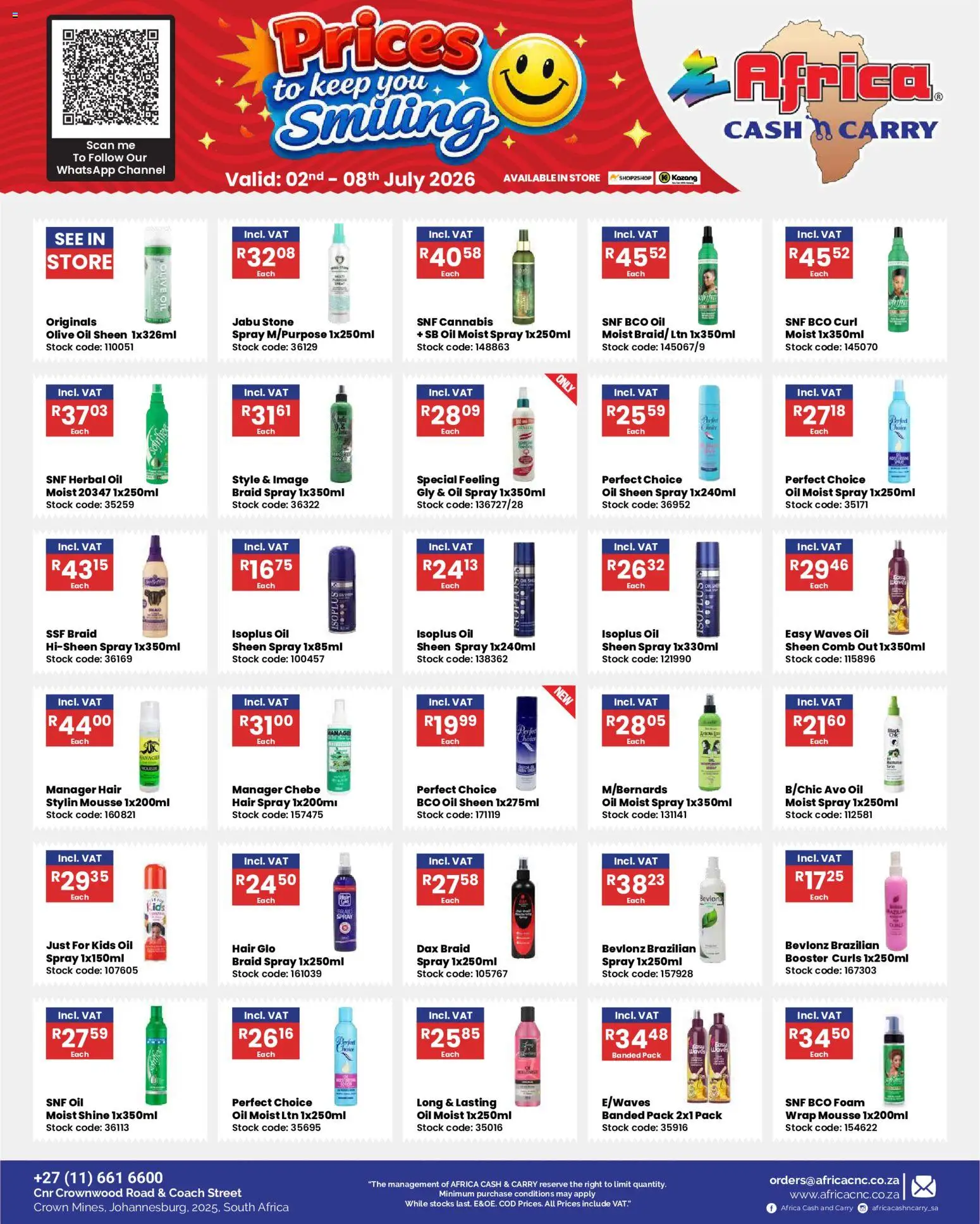 Africa Cash & Carry supermarkets catalogue 02/07/2026