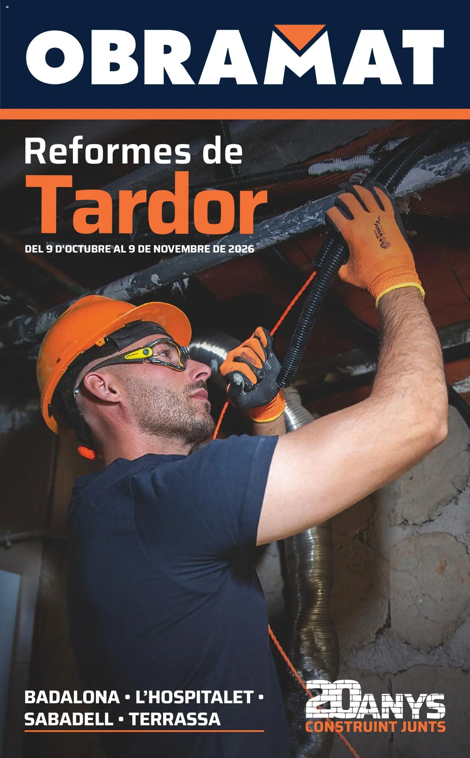 Obramat - Reformas Otono Imprenta Almacenes 20 Barcelona 2026 │ válido desde el 09/10/2026 | Página: 1