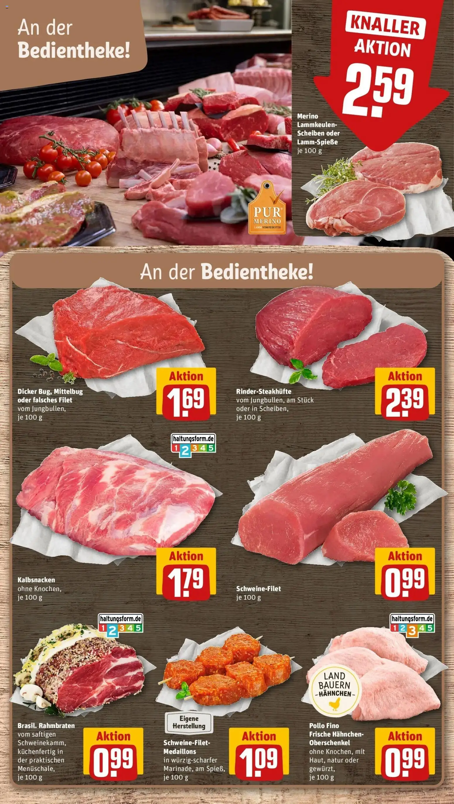 REWE Prospekt ab 14.09.2026 zum Blättern » Angebote | Seite: 6 | Produkte: Hahnchen, Schweinefilet