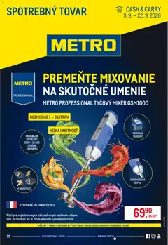 Metro leták platný od 09.09.2026