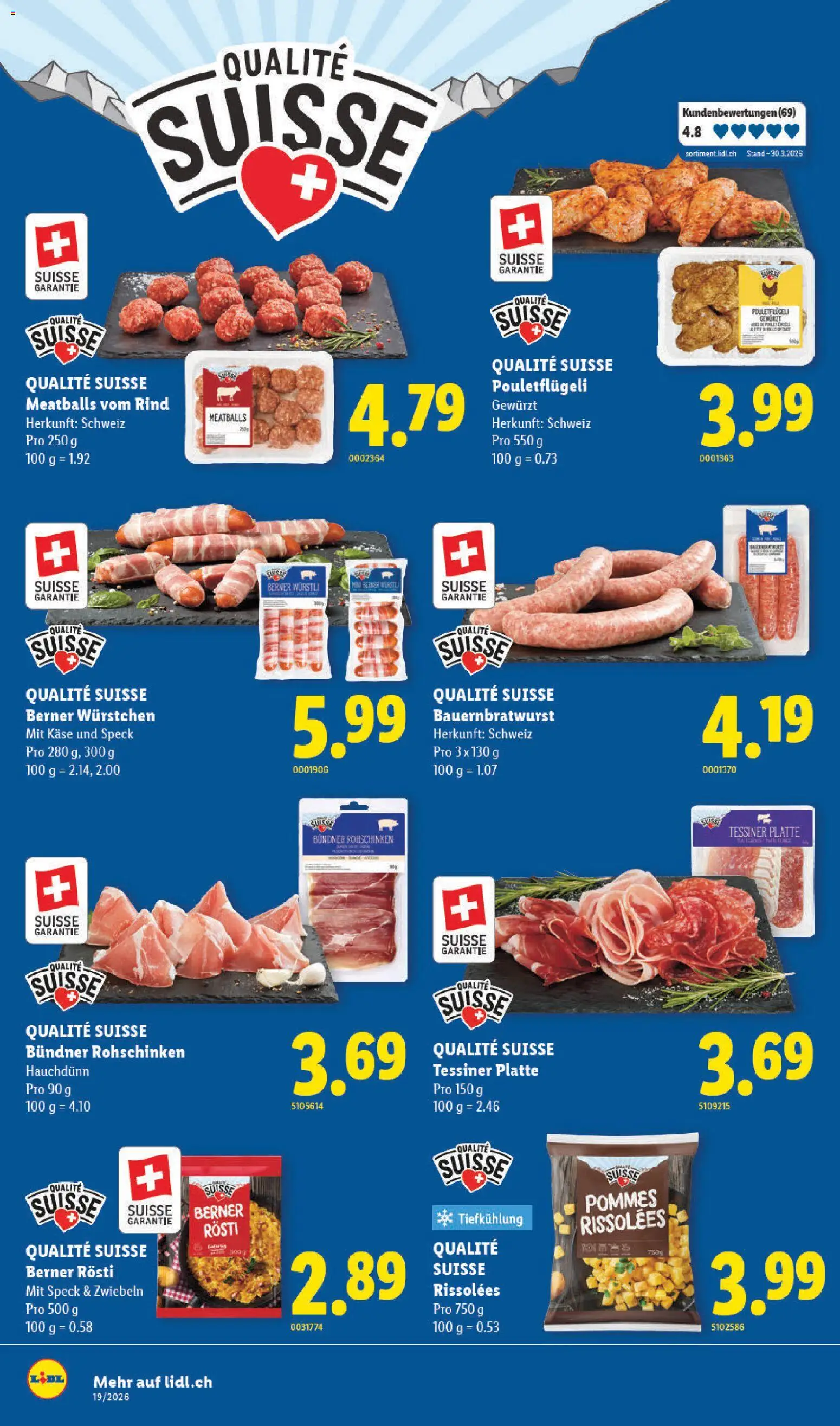 Lidl aktionen Qualité Suisse – gültig ab 07.05.2026 | Seite: 2 | Produkte: Käse, Zwiebeln