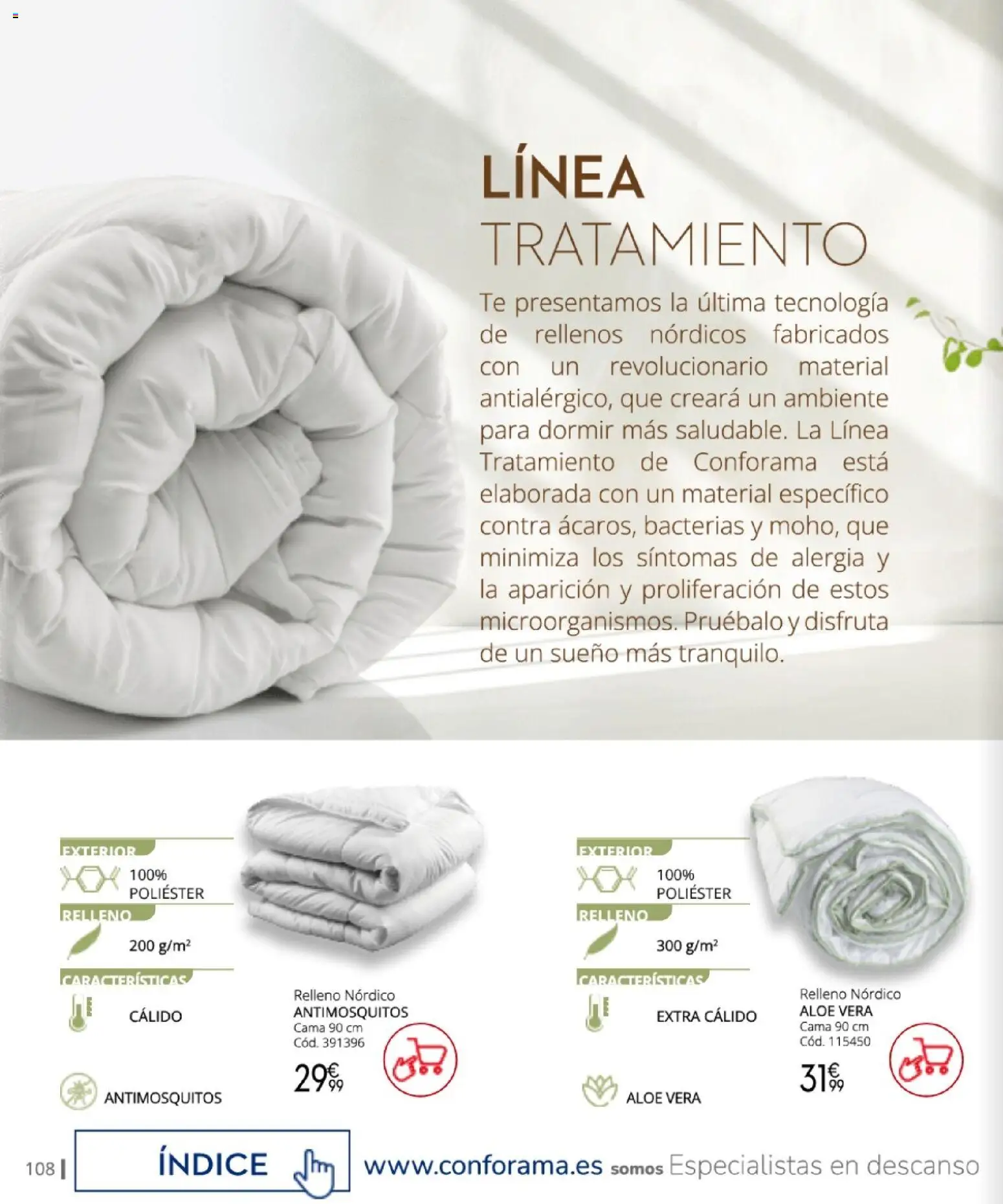 Conforama Camitis │ válido desde el 06/08/2026 | Página: 108 | Productos: Té, Cama, Aloe Vera