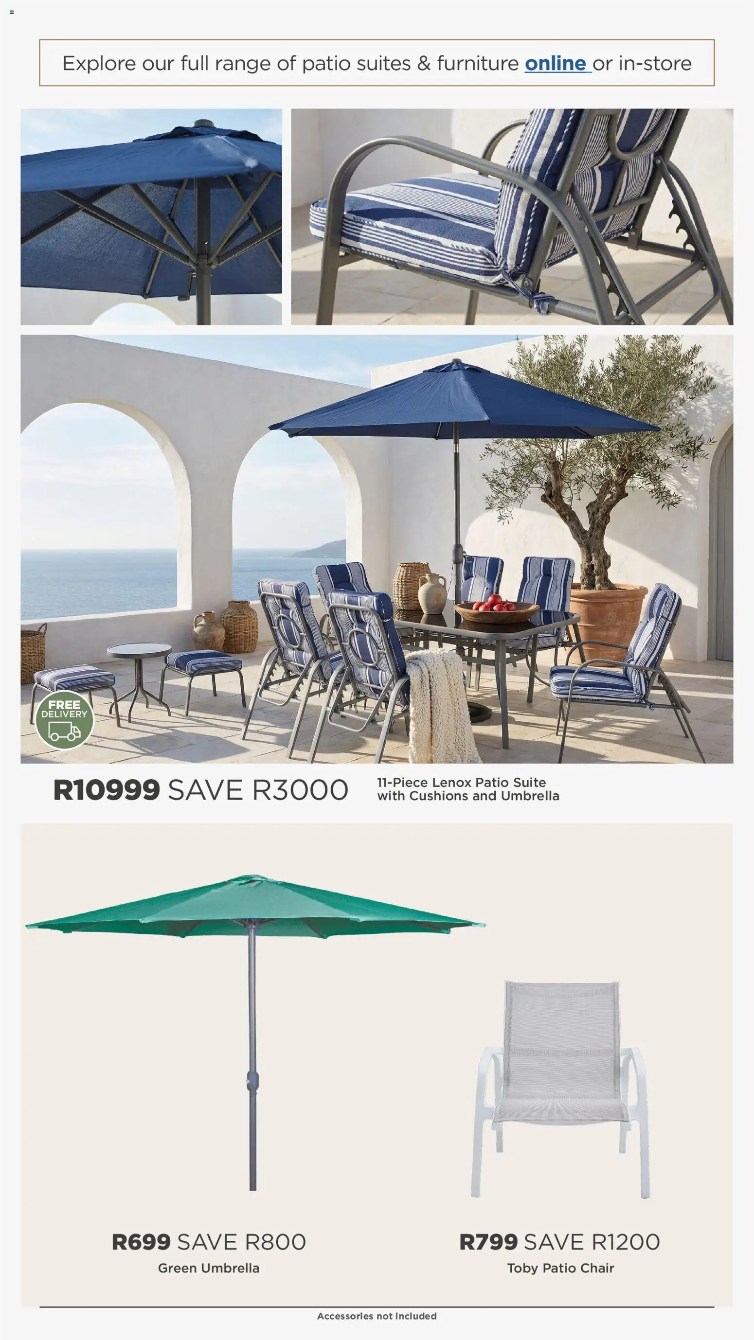 New House and Home catalogue – valid from 20/07/2026 | Page: 20 | Products: Umbrella, Chair