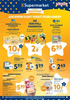K-Supermarket-mainoslehti voimassa 26/10/2026 alkaen