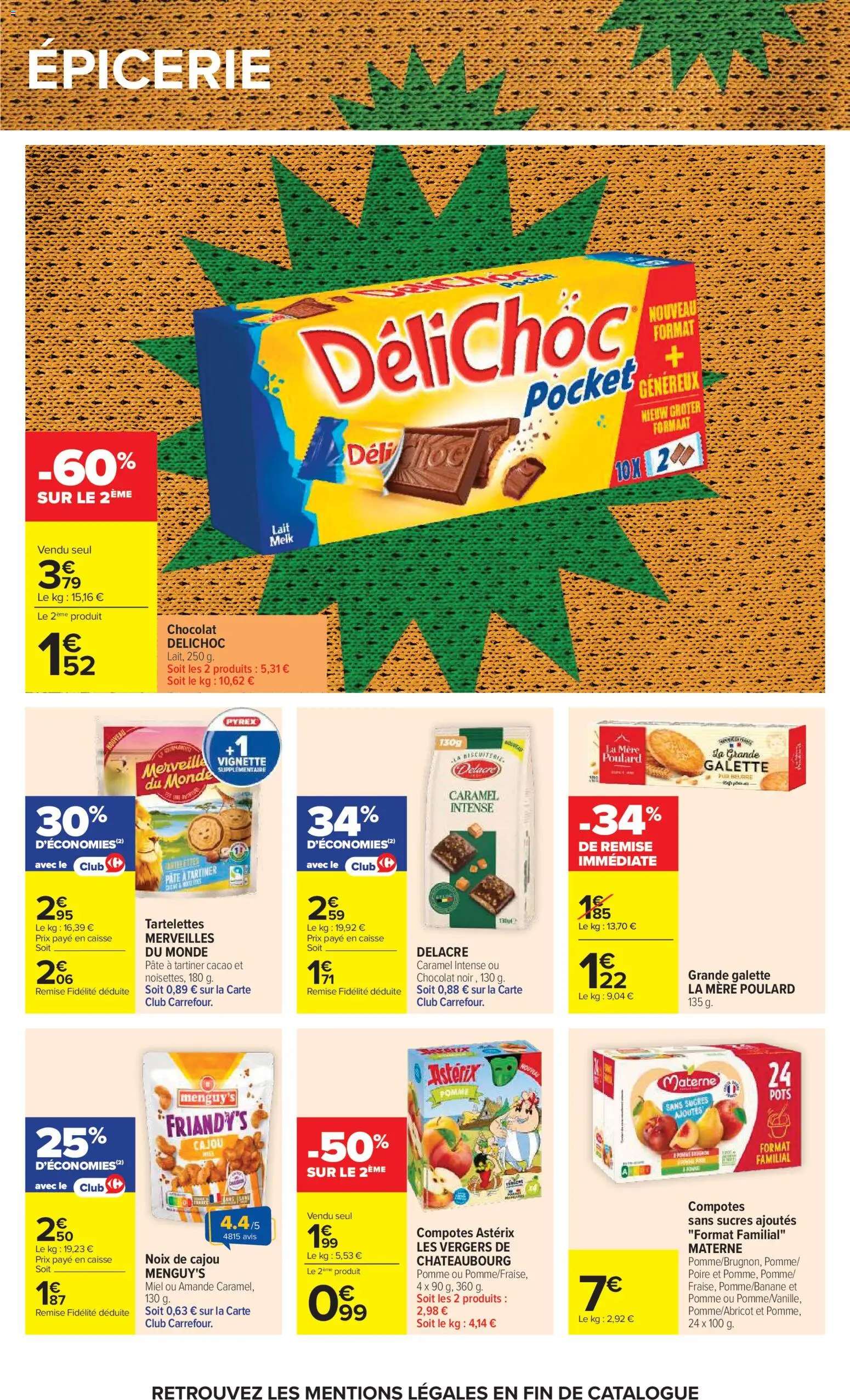 {H1} | Page: 52 | Produits: Pâte à tartiner, Lait, Beurre, Chocolat