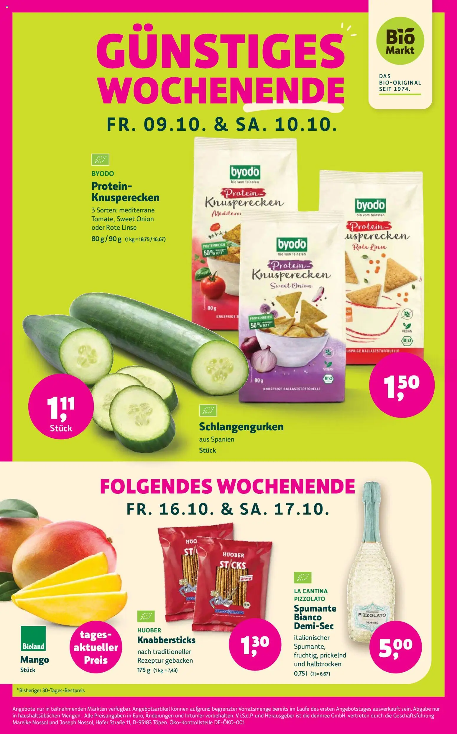 BioMarkt Prospekt – gültig ab 07.10.2026 | Seite: 4 | Produkte: Mango