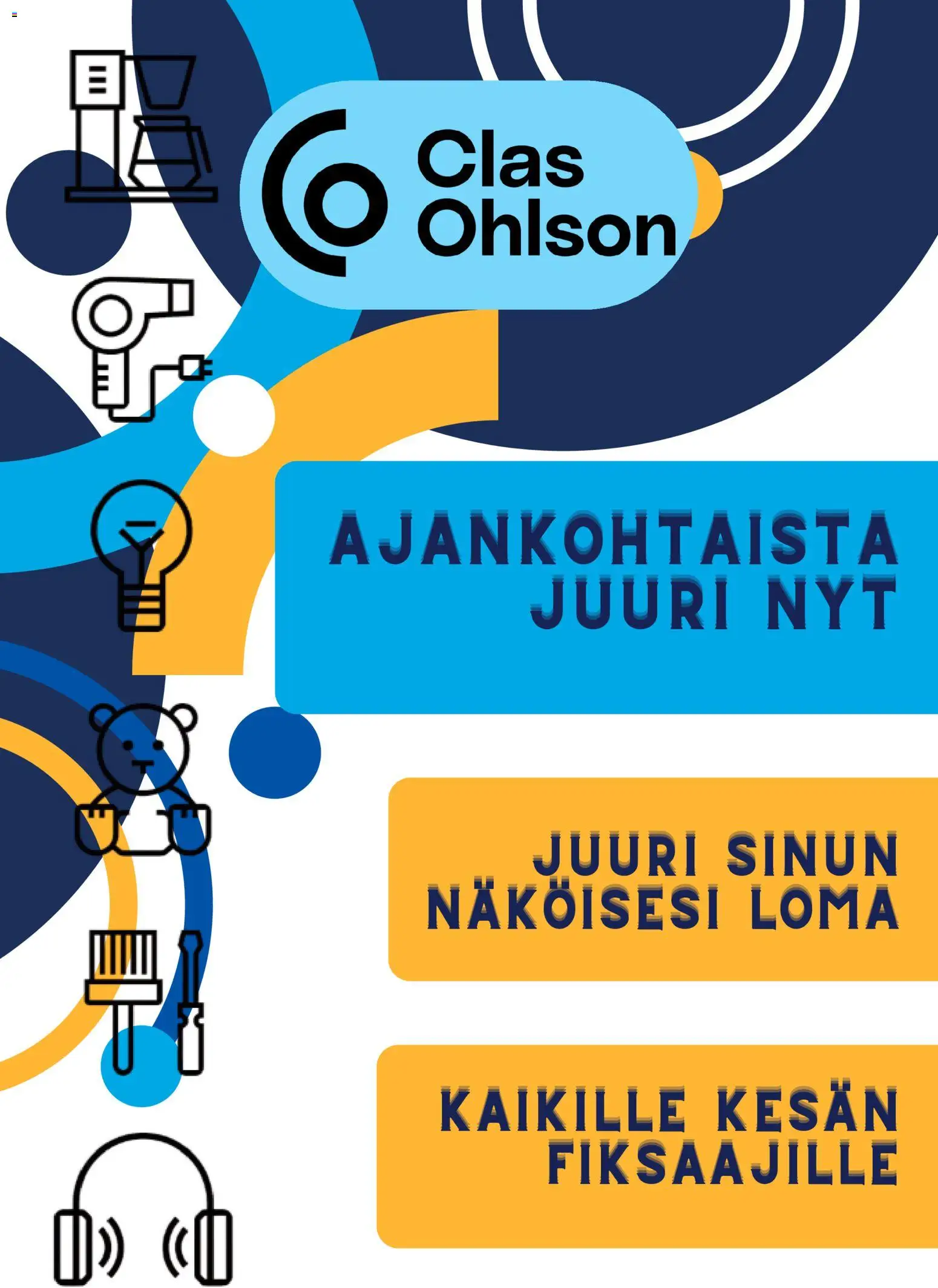 Clas Ohlson tarjoukset – voimassa 19.06.2026 alkaen | Sivu: 1