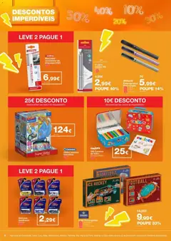 Pré-visualização Staples Descontos imperdiveis de julho válido de 09/07/2026 | Página: 8 | Produtos: Caixa