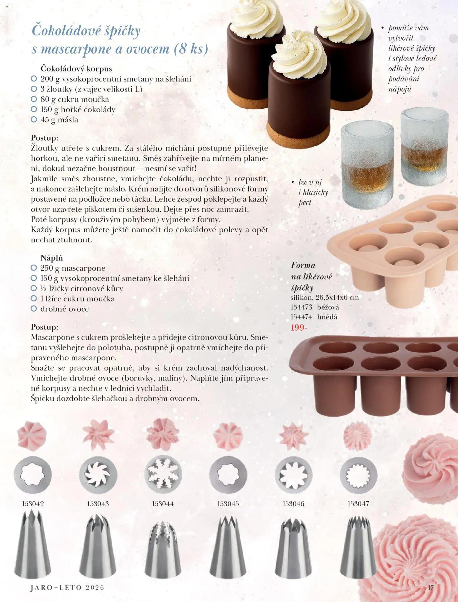 Orion leták - Jaro/Léto 2026 od 09.03.2026 | Strana: 17 | Produkty: Ovoce, Lžíce, Forma, Mascarpone
